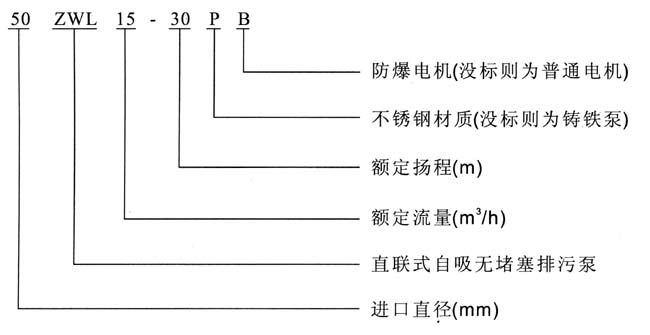 ZWL直聯(lián)式式排污自吸泵